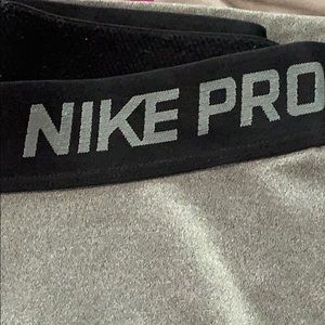 Grey Nike Pro Leggings Size XS